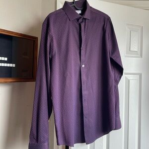 Murano slim fit, medium, long sleeve button-down dress shirt